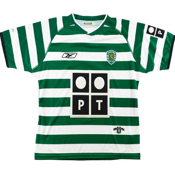 Camiseta Lisboa Primera equipo Retro 2003-04 Verde